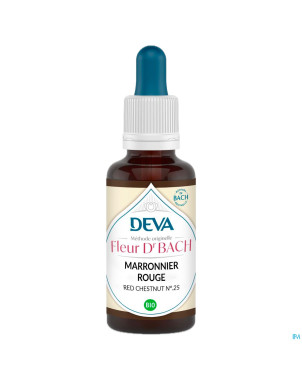 Deva 25 marrionnier rouge bio  30ml