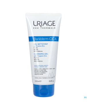 Uriage bariederm cica gel nett. cuivre zinc  200ml