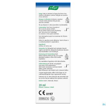A.vogel pollinosan rhume foins spray nasal    20ml
