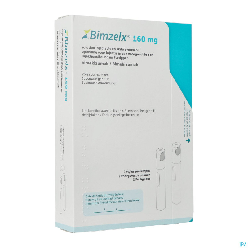 Bimzelx 160mg sol inj stylo prerempli  2