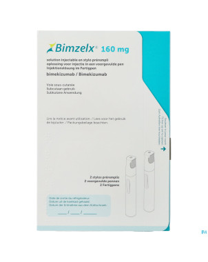 Bimzelx 160mg sol inj stylo prerempli  2