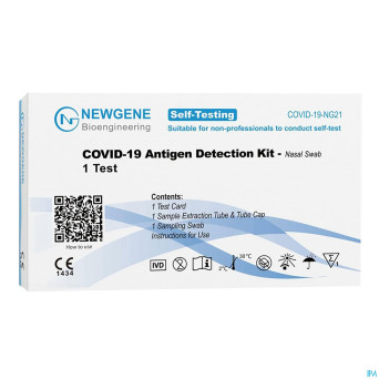Newgene bioengin.kit a/gene test covid-19  1 ph-20
