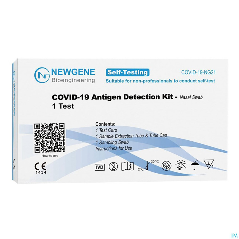 Newgene bioengin.kit a/gene test covid-19  1 ph-20