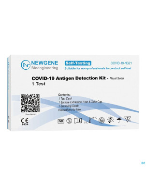 Newgene bioengin.kit a/gene test covid-19  1 ph-20