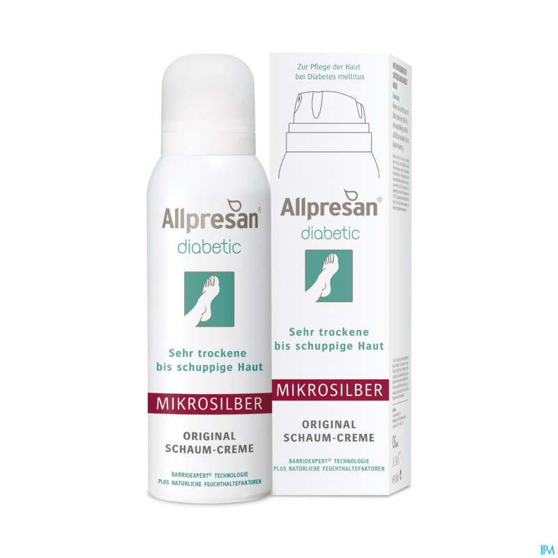 Allpresan diabetic cr mousse int. micro arg. 125ml