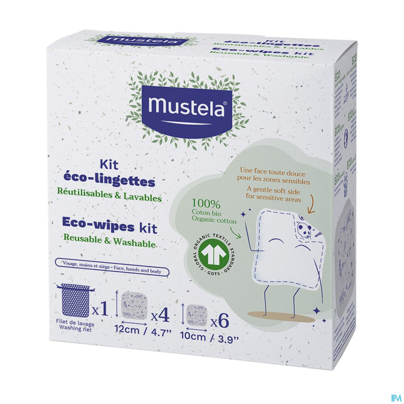 Mustela ch mon 1er kit eco lingettes    10