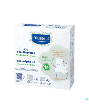 Mustela ch mon 1er kit eco lingettes    10