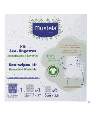Mustela ch mon 1er kit eco lingettes    10