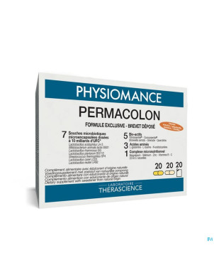 Permacolon sach 20+caps 20+20 physiomance  phy138b