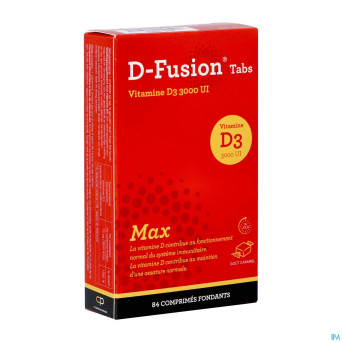 D-fusion tabs 3000ui  comp fondant 84