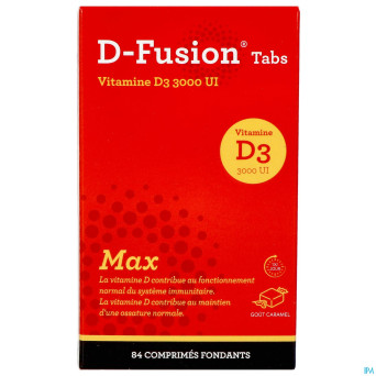 D-fusion tabs 3000ui  comp fondant 84