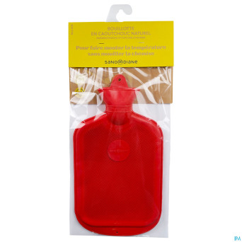 Sanodiane bouillotte caoutchouc rouge 1,8l
