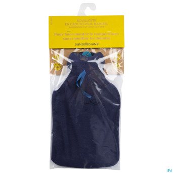 Sanodiane bouillotte polaire bleu marine 1,8l