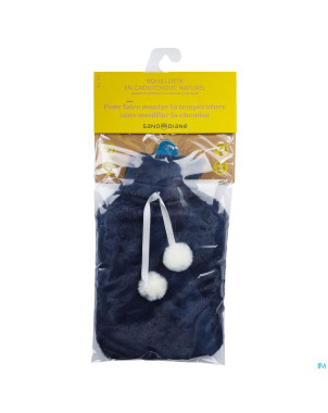 Sanodiane bouillotte fourrure bleue 1,8l