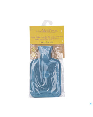 Sanodiane bouillotte caoutchouc bleu 1l
