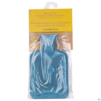 Sanodiane bouillotte caoutchouc bleu 1l