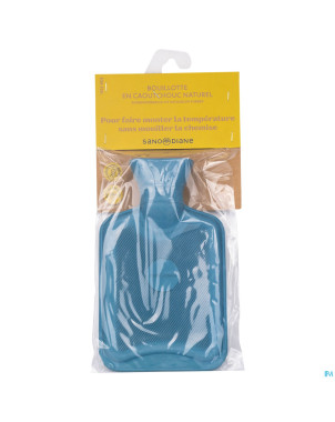 Sanodiane bouillotte caoutchouc bleu 1l