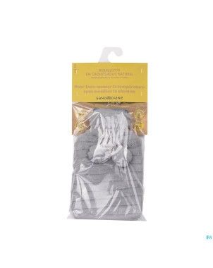 Sanodiane bouillotte caoutchouc fourrure grise 1l