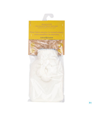Sanodiane bouillotte caoutchouc fourrure blanche1l