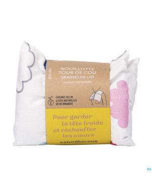 Sanodiane bouillotte tour cou gr lin petite fille