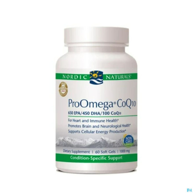 Proomega coq10 huile poisson    soft caps 60