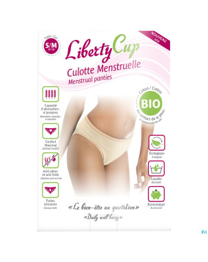 Libertycup culotte menstruelle chair s/m 36-38