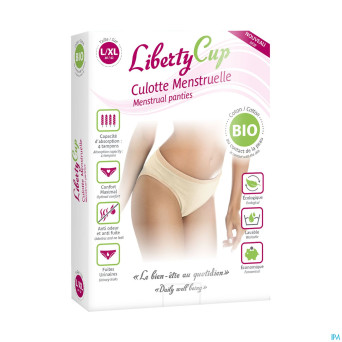 Libertycup culotte menstruelle chair l/xl 40-42