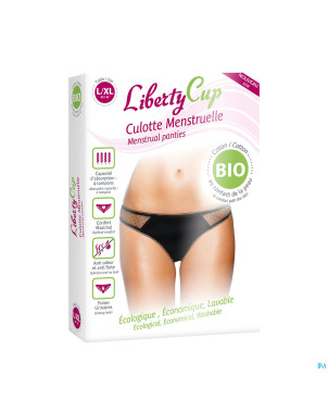 Libertycup culotte menstr.plumet.noir l/xl 40-42