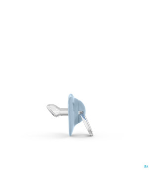 Suavinex memories soother sil flat 0/6m blue duo