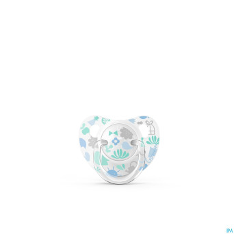 Suavinex memories soother sil flat 6/18m green duo