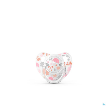 Suavinex memories soother sil flat +18m pink duo