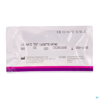 Test urine depistage drogues cocaine strip 10