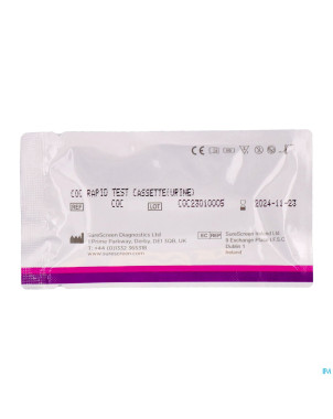 Test urine depistage drogues cocaine strip 10