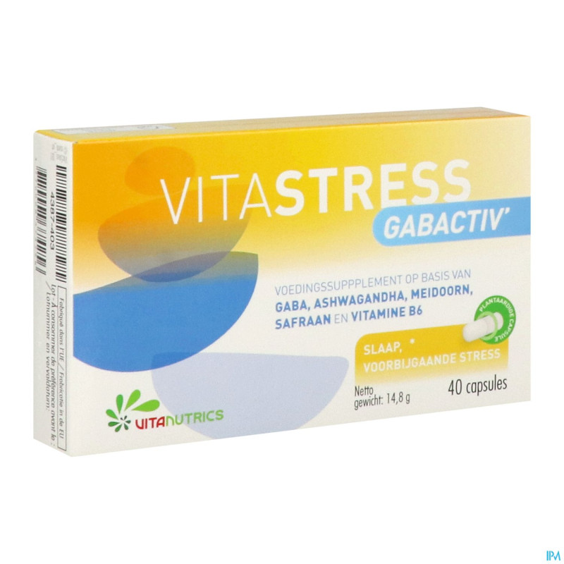 Vitastress gabactiv    caps 40