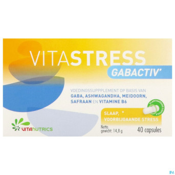 Vitastress gabactiv    caps 40