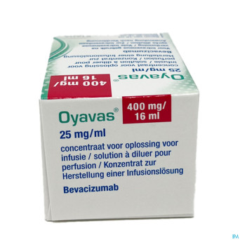 Oyavas 25mg/ml sol pour perf fl inj 1 x 16ml