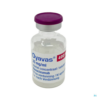 Oyavas 25mg/ml sol pour perf fl inj 1 x 16ml
