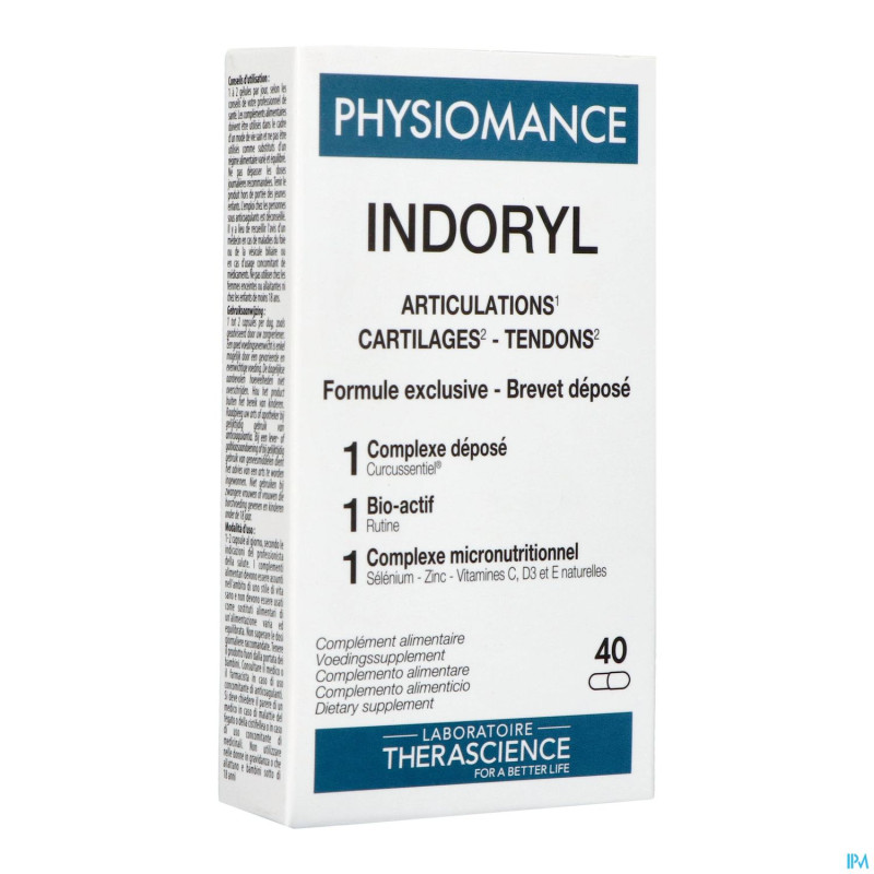 Indoryl caps 40 physiomance phy382b