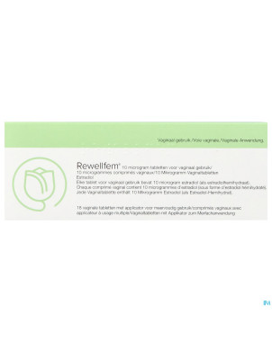 Rewellfem 10mcg comp vaginaux 18