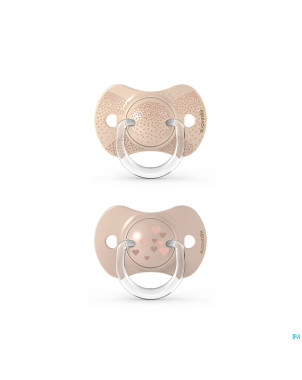 Suavinex spread joy soother sil rev 0/6m bg duo