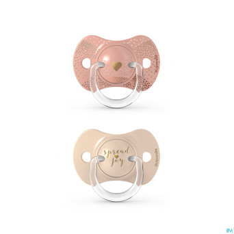 Suavinex spread joy soother sil rev +18m bg duo