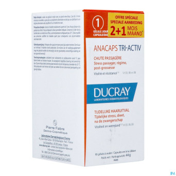 Ducray anacaps tri-activ    caps 90