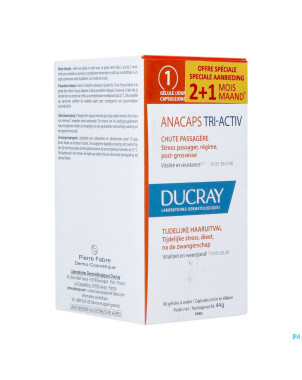 Ducray anacaps tri-activ    caps 90