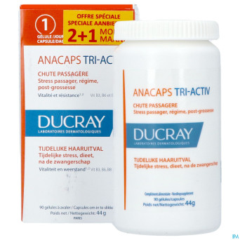 Ducray anacaps tri-activ    caps 90