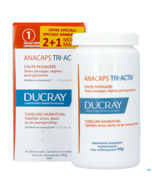 Ducray anacaps tri-activ    caps 90