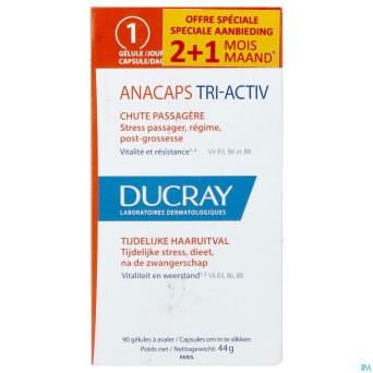 Ducray anacaps tri-activ    caps 90
