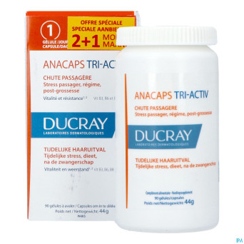 Ducray anacaps tri-activ    caps 90