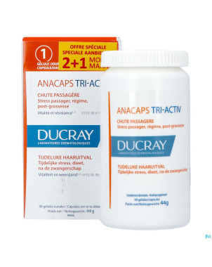 Ducray anacaps tri-activ    caps 90