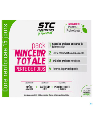 Stc nutrition pack minceur totale