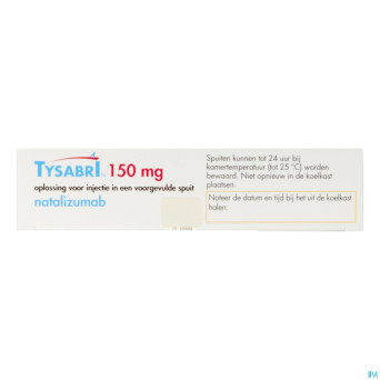 Tysabri 150mg sol inj seringue preremplie 2x1ml